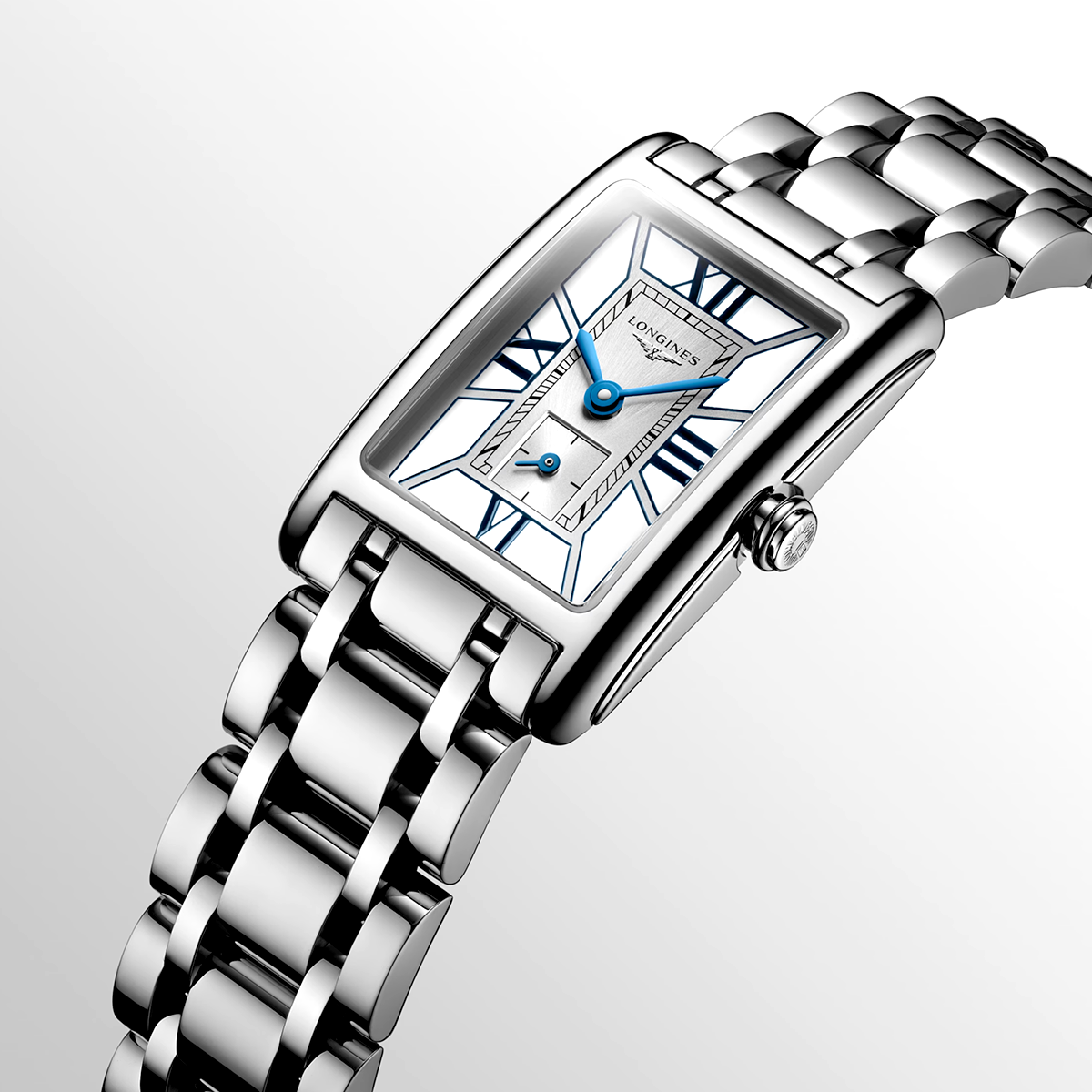 DolceVita 20.8mm x 32mm Silver & White Dial Ladies Watch
