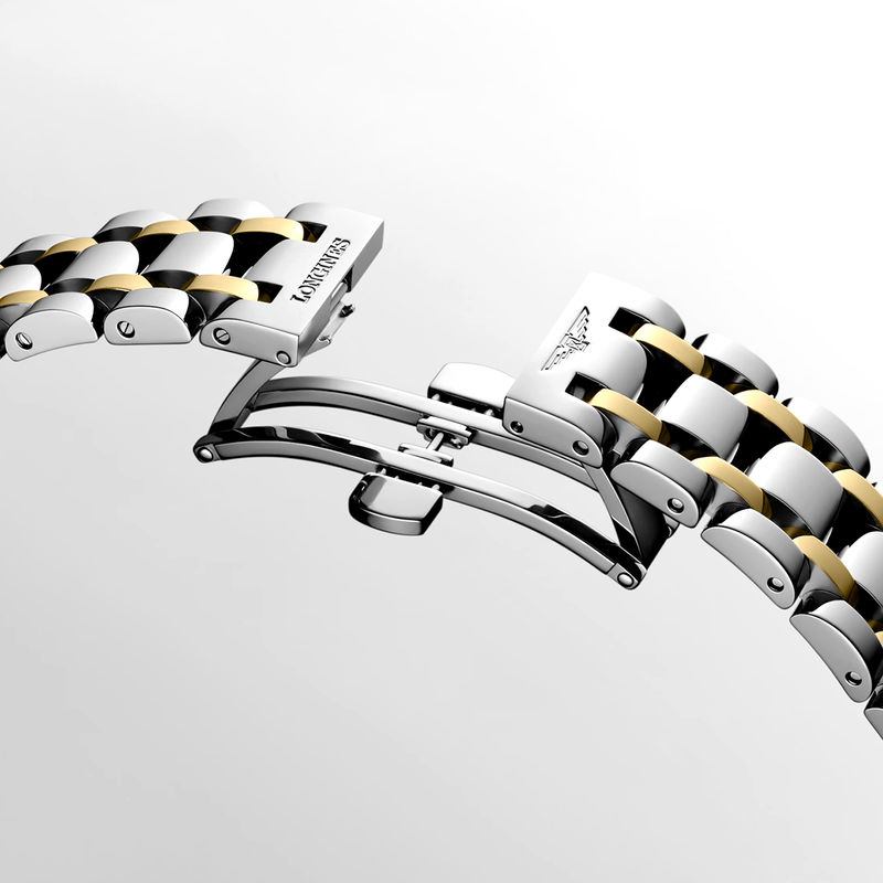 DolceVita 20.8mmx x 32mm Steel & Yellow Gold Diamond Set Watch
