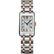 DolceVita 17.70mm x 27mm Silver Dial Two-Tone Bracelet Ladies Watch