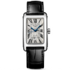 DolceVita 27.70mm x 43.80mm Silver Dial Black Strap Automatic Watch