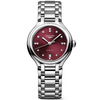 PrimaLuna 30mm Bordeaux Dial Diamond Set Automatic Bracelet Watch