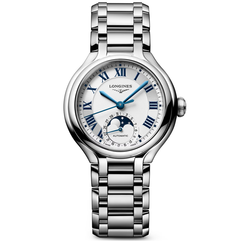 PrimaLuna Moonphase 34mm Steel Bracelet Ladies Automatic Watch