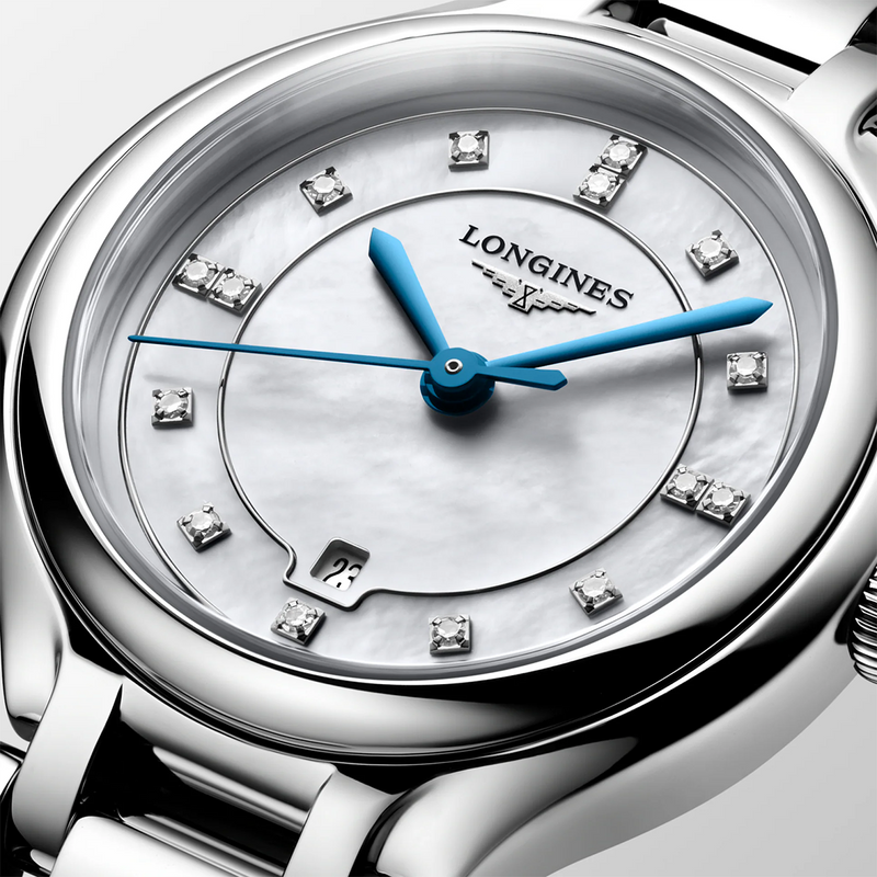 PrimaLuna 30mm Mother of Pearl Diamond Set Dial Ladies Watch