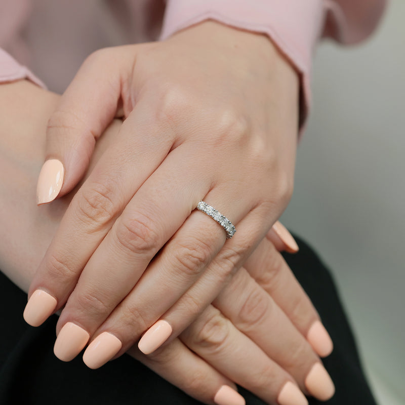 Berry's Platinum & Round Brilliant Cut Diamond Full Eternity Ring - Berry's Jewellers