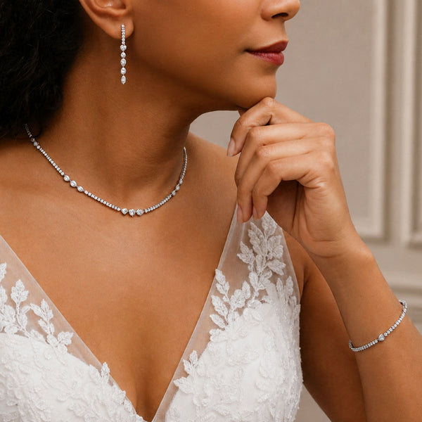 Berry's 18ct White Gold Mixed Cut Diamond Collarette - Berry's Jewellers