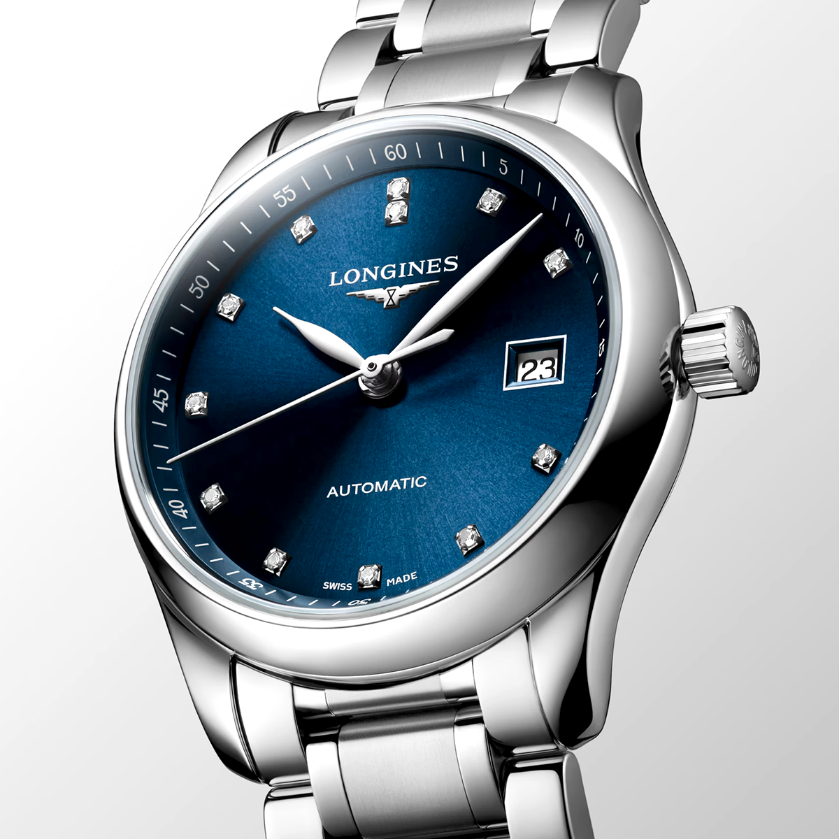 Master Collection 29mm Blue Diamond Dial Bracelet Watch