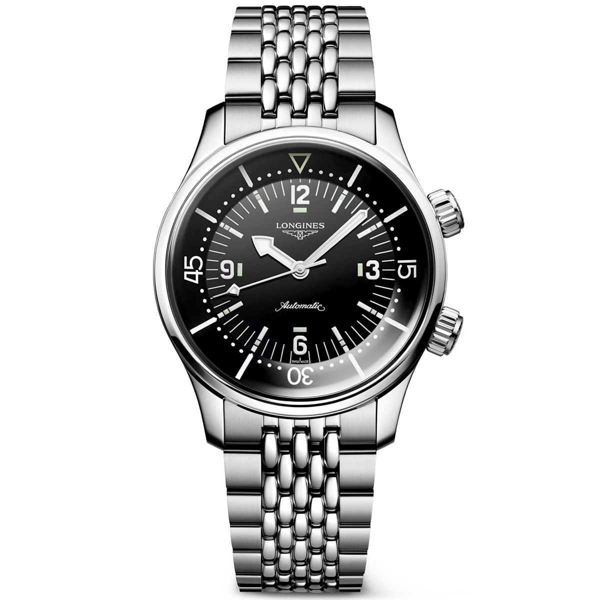 Legend Diver 39mm Black Dial Men's Automatic Bracelet Watch