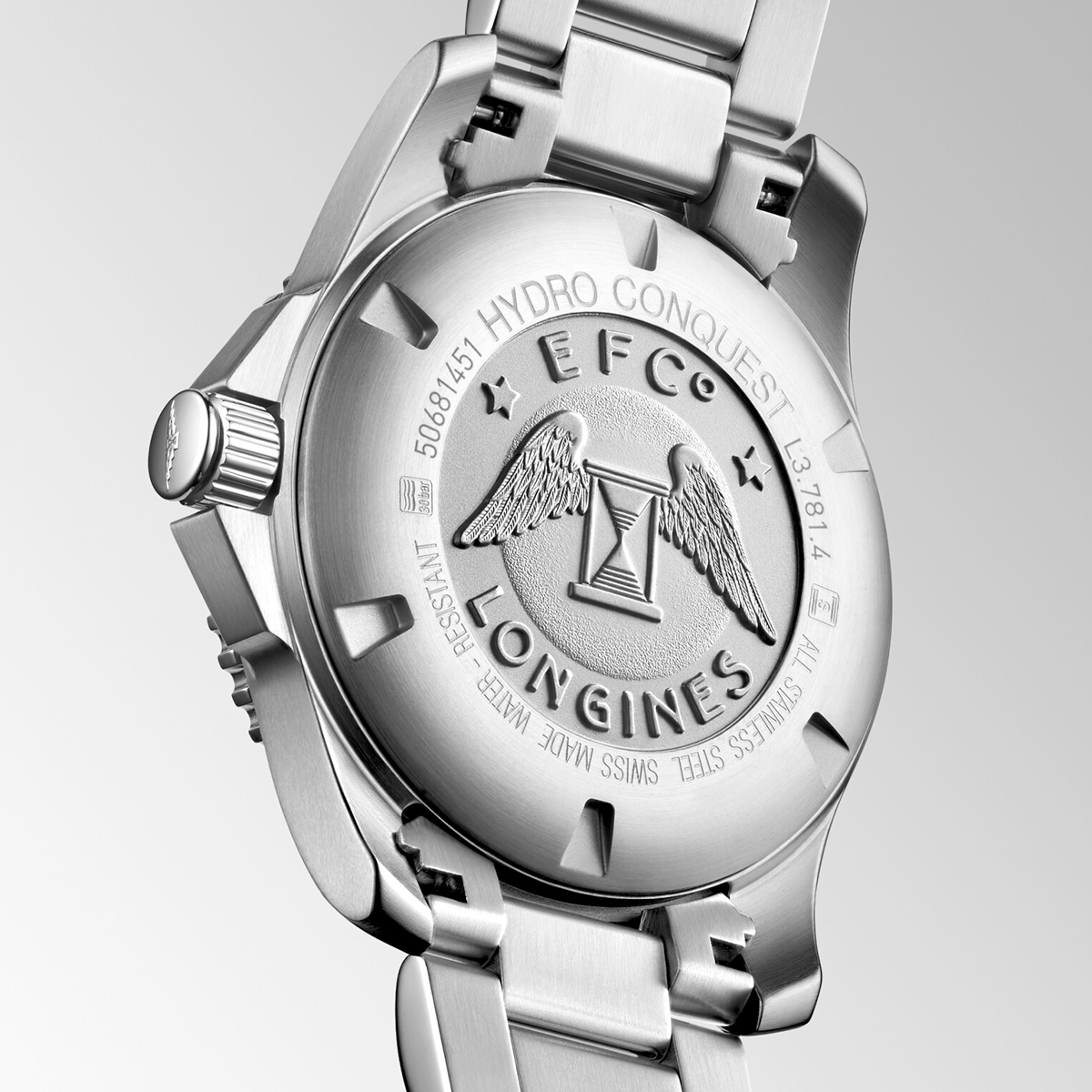 HydroConquest Steel 41mm Automatic Bracelet Watch