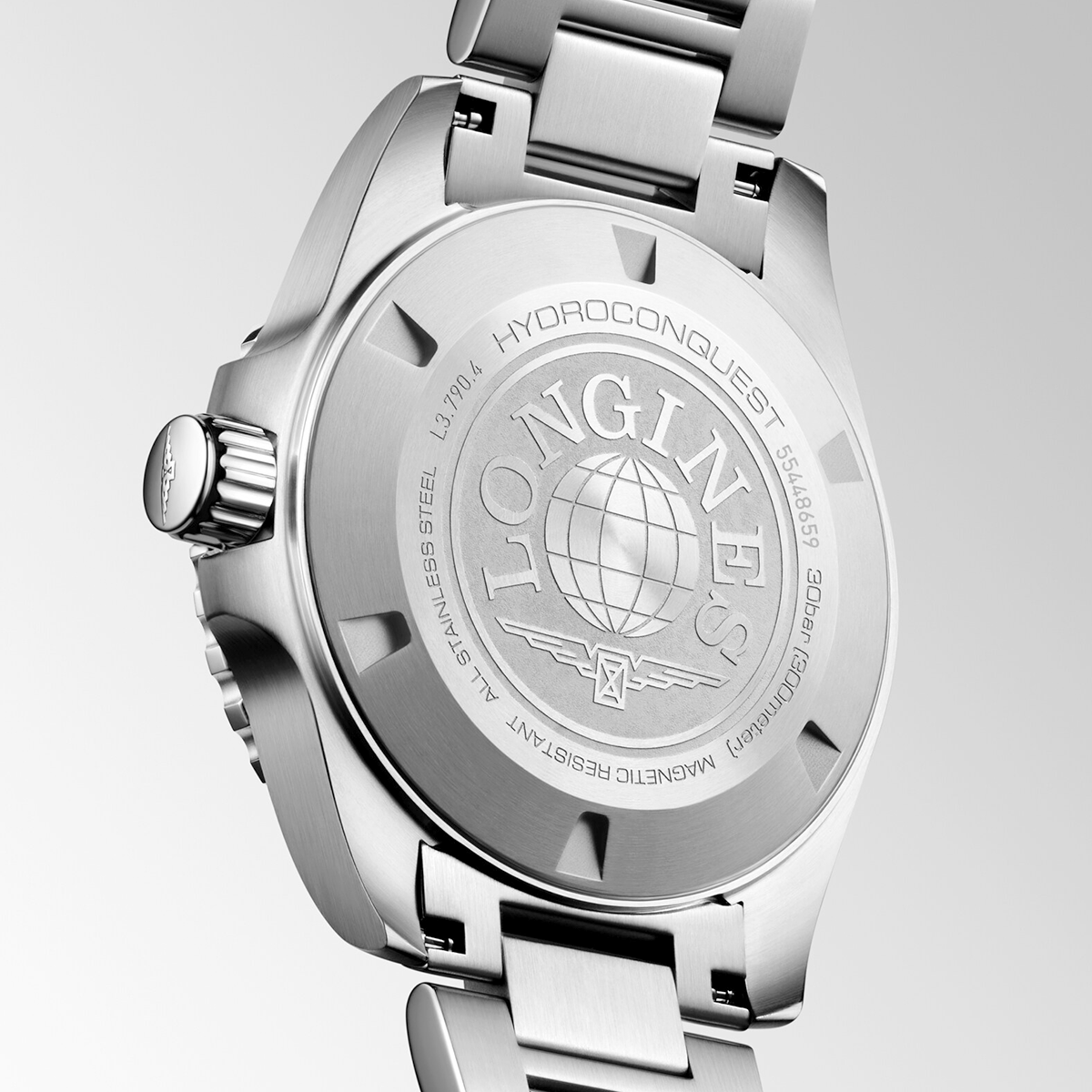 HydroConquest GMT 41mm Brown Dial Men's Automatic Bracelet Watch