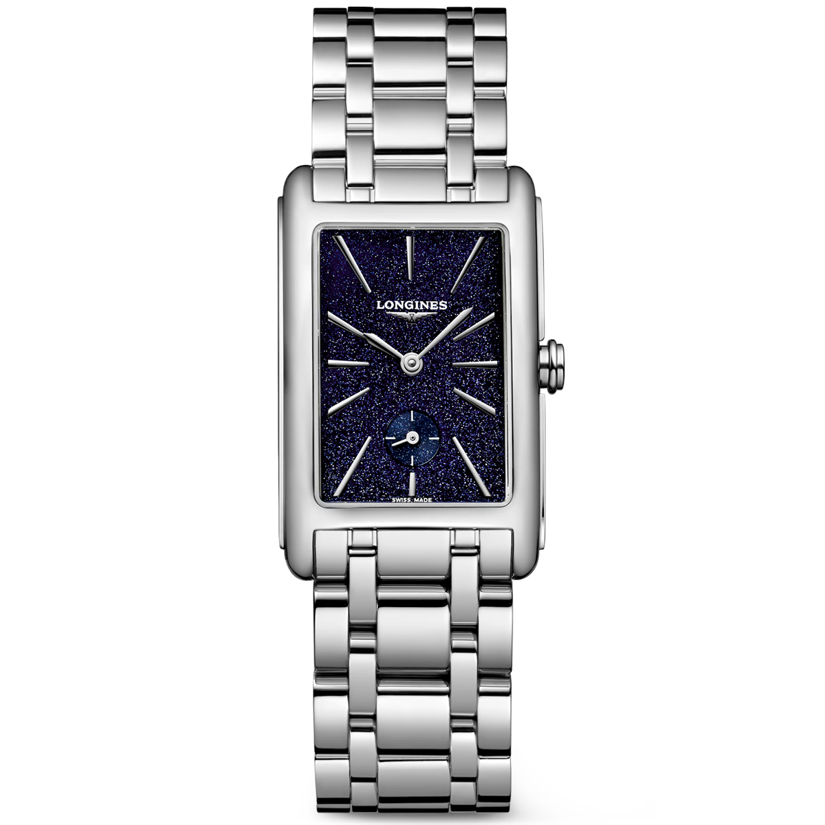 DolceVita 23.3mm x 37mm Blue Sparkle Dial Ladies Bracelet Watch
