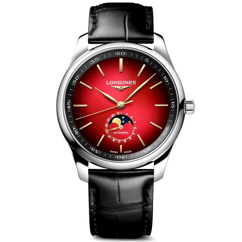 Master Collection 'Year of the Horse' Edition 42mm Red Dial Mens Watch