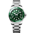 Longines HydroConquest 39mm Green Dial & Ceramic Bezel Automatic Watch - Berry's Jewellers