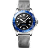 Longines HydroConquest 39mm Blue Ceramic Bezel Milanese Bracelet Watch - Berry's Jewellers