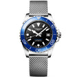 Longines HydroConquest 39mm Blue Ceramic Bezel Milanese Bracelet Watch - Berry's Jewellers