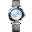 Longines HydroConquest 39mm Ice Blue Dial Milanese Bracelet Watch - Berry's Jewellers