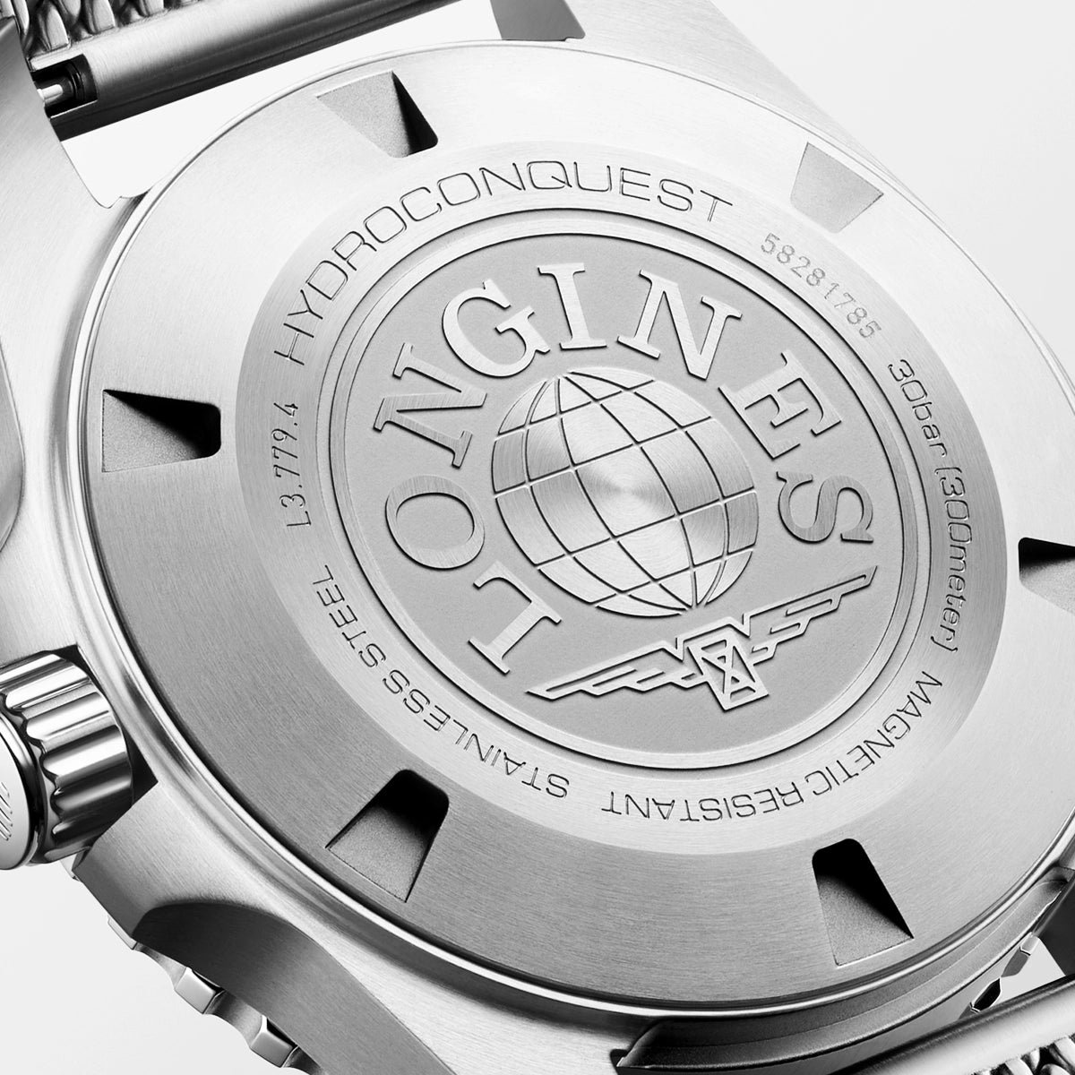 Longines HydroConquest 39mm Ice Blue Dial Milanese Bracelet Watch - Berry's Jewellers