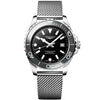 Longines HydroConquest 42mm Grey Ceramic Bezel Milanese Bracelet Watch - Berry's Jewellers