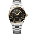 Longines Spirit Zulu Time 39mm Anthracite Dial & Bezel Bracelet Watch - Berry's Jewellers
