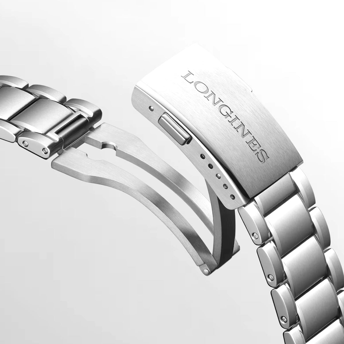 Longines Spirit Zulu Time 39mm Anthracite Dial & Bezel Bracelet Watch - Berry's Jewellers