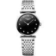 Longines La Grande Classique 24mm Black Diamond Dial Ladies Watch - Berry's Jewellers