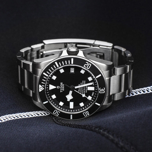 TUDOR Pelagos 42mm Black Dial & Ceramic Bezel Men's Titanium Automatic Watch - Berry's Jewellers