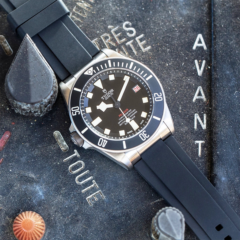 TUDOR Pelagos LHD 42mm Black Dial & Ceramic Bezel Men's Titanium Automatic Watch - Berry's Jewellers