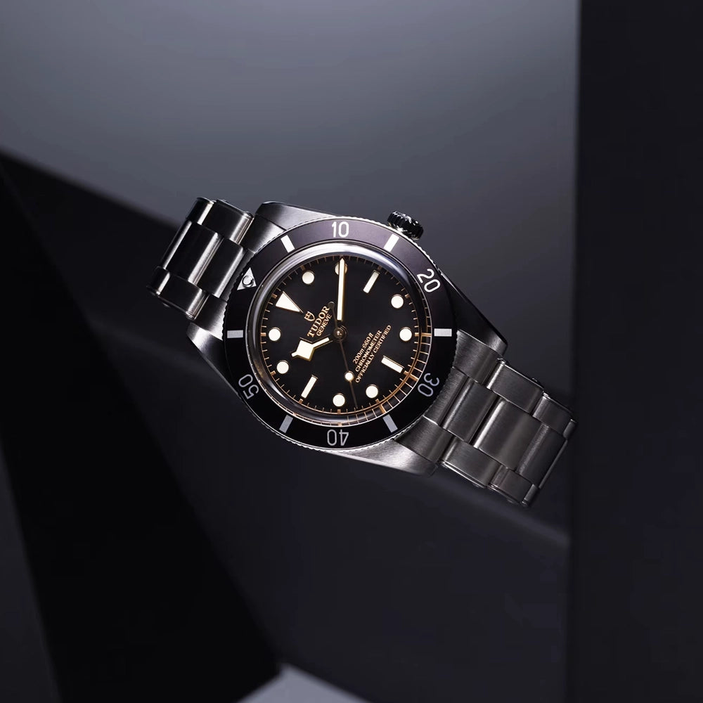 TUDOR Black Bay 54 37mm Black Dial & Bezel Automatic Bracelet Watch - Berry's Jewellers