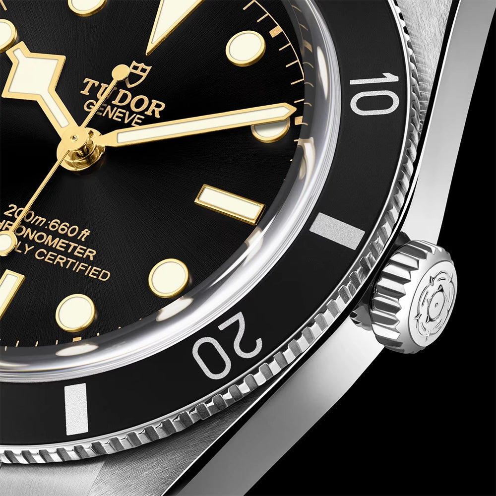 TUDOR Black Bay 54 37mm Black Dial & Bezel Automatic Bracelet Watch - Berry's Jewellers