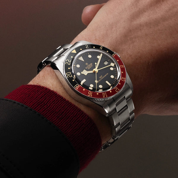 Red Bezel Automatic Bracelet Watch - Berry's Jewellers