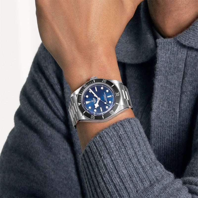 TUDOR Black Bay 68 43mm Blue Dial Mens Automatic Bracelet Watch - Berry's Jewellers