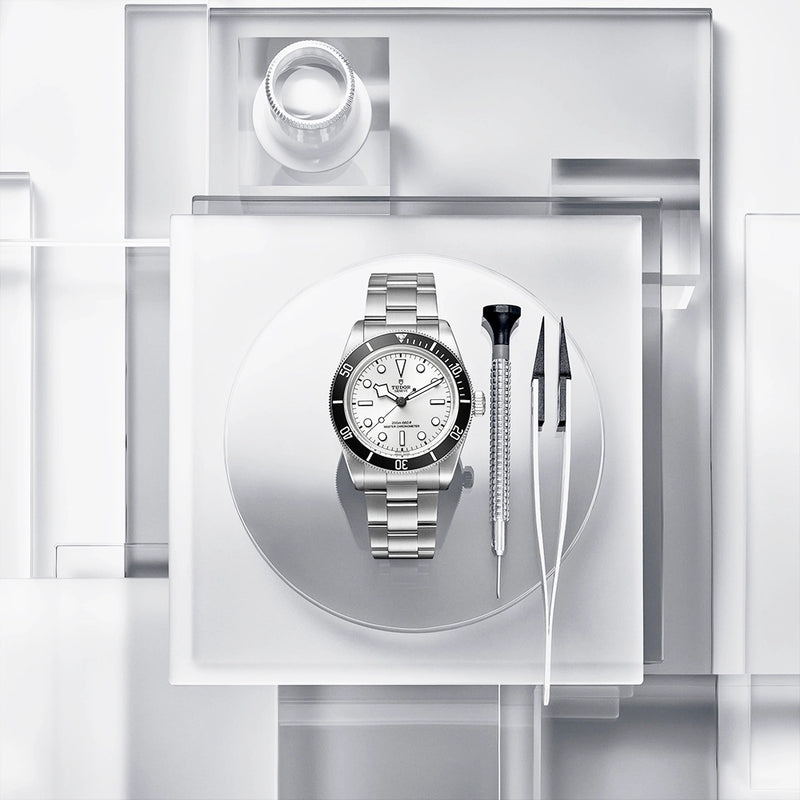 TUDOR Black Bay 68 43mm Silver Dial Mens Automatic Bracelet Watch - Berry's Jewellers