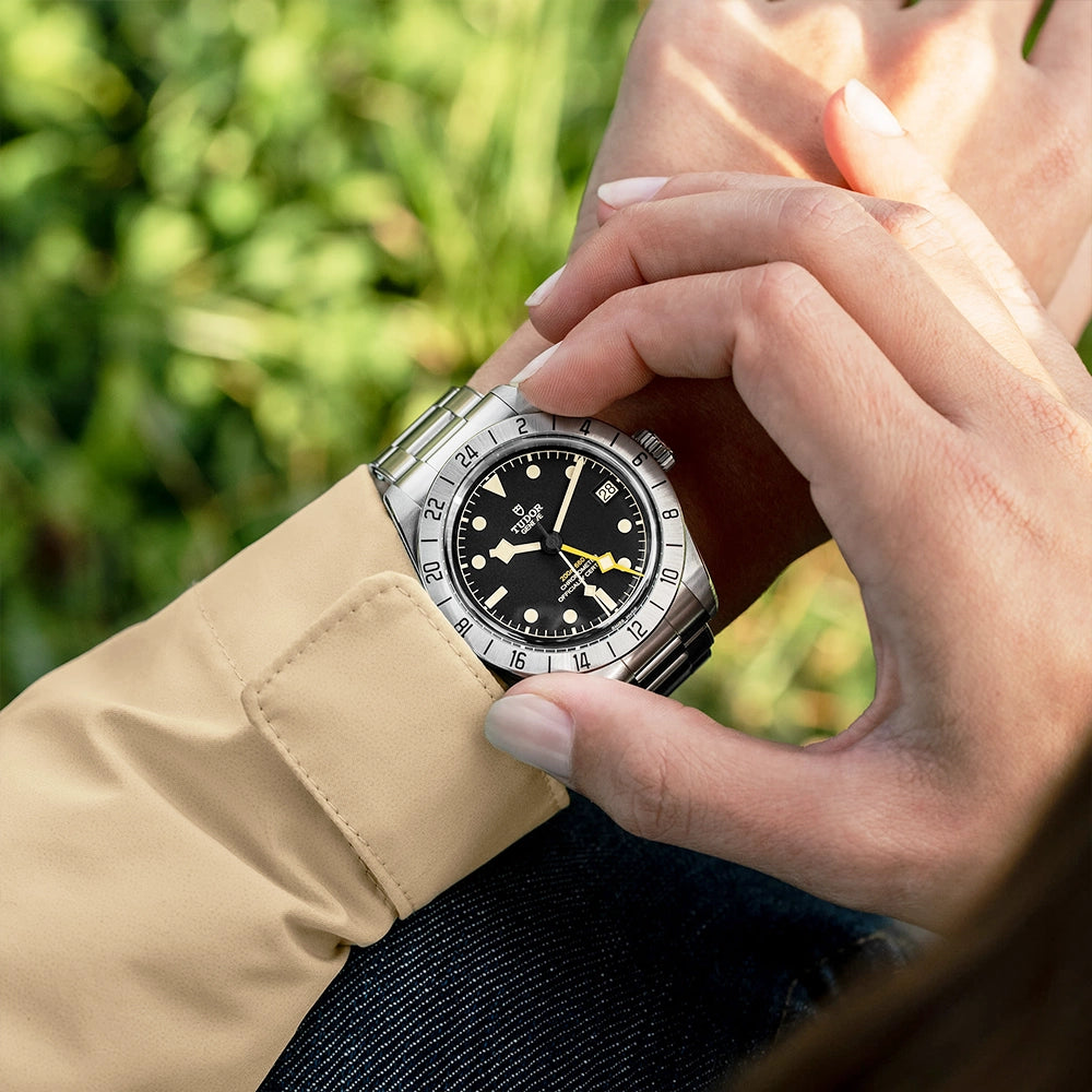 TUDOR Black Bay Pro 39mm Steel Automatic Bracelet Watch - Berry's Jewellers