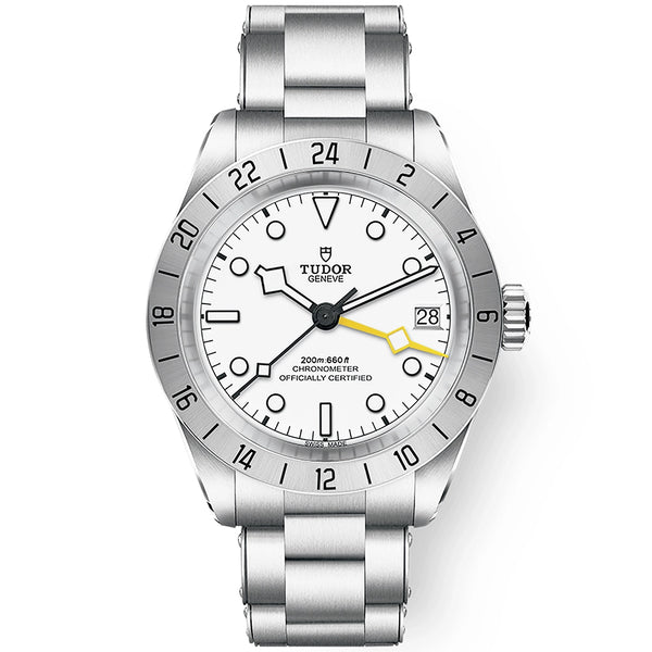 TUDOR Black Bay Pro 39mm Opaline White Dial Automatic Bracelet Watch - Berry's Jewellers