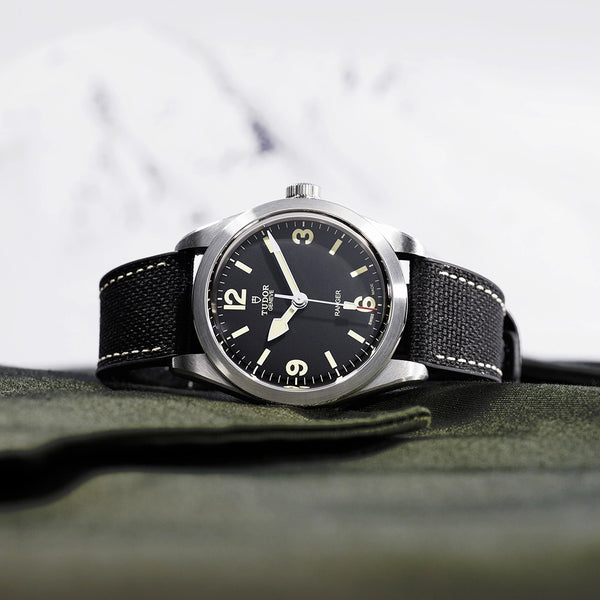 TUDOR Ranger 39mm Steel Automatic Men's Strap Watch - Berry's Jewellers