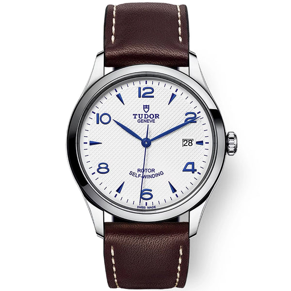 Blue Dial Mens Automatic Strap Watch - Berry's Jewellers