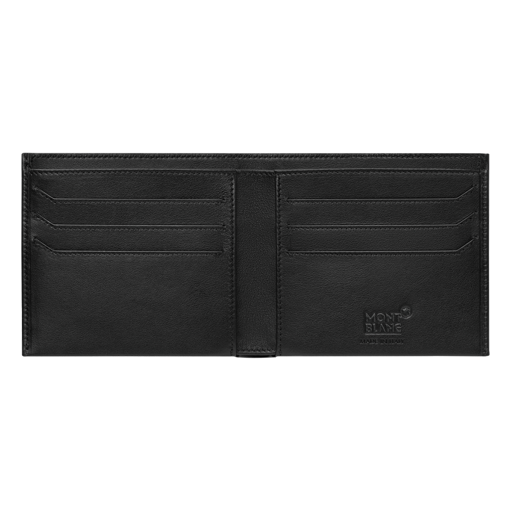 Nightflight 6cc Wallet in Black Leather