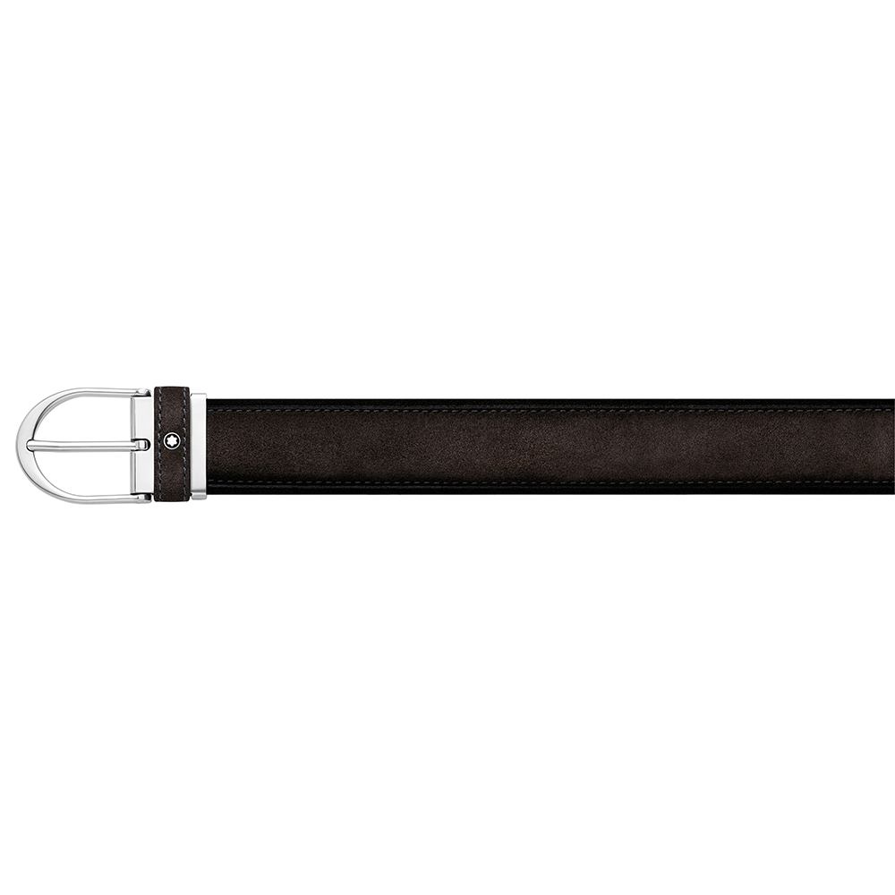 Dark Brown Leather Cut-To-Size Casual Belt