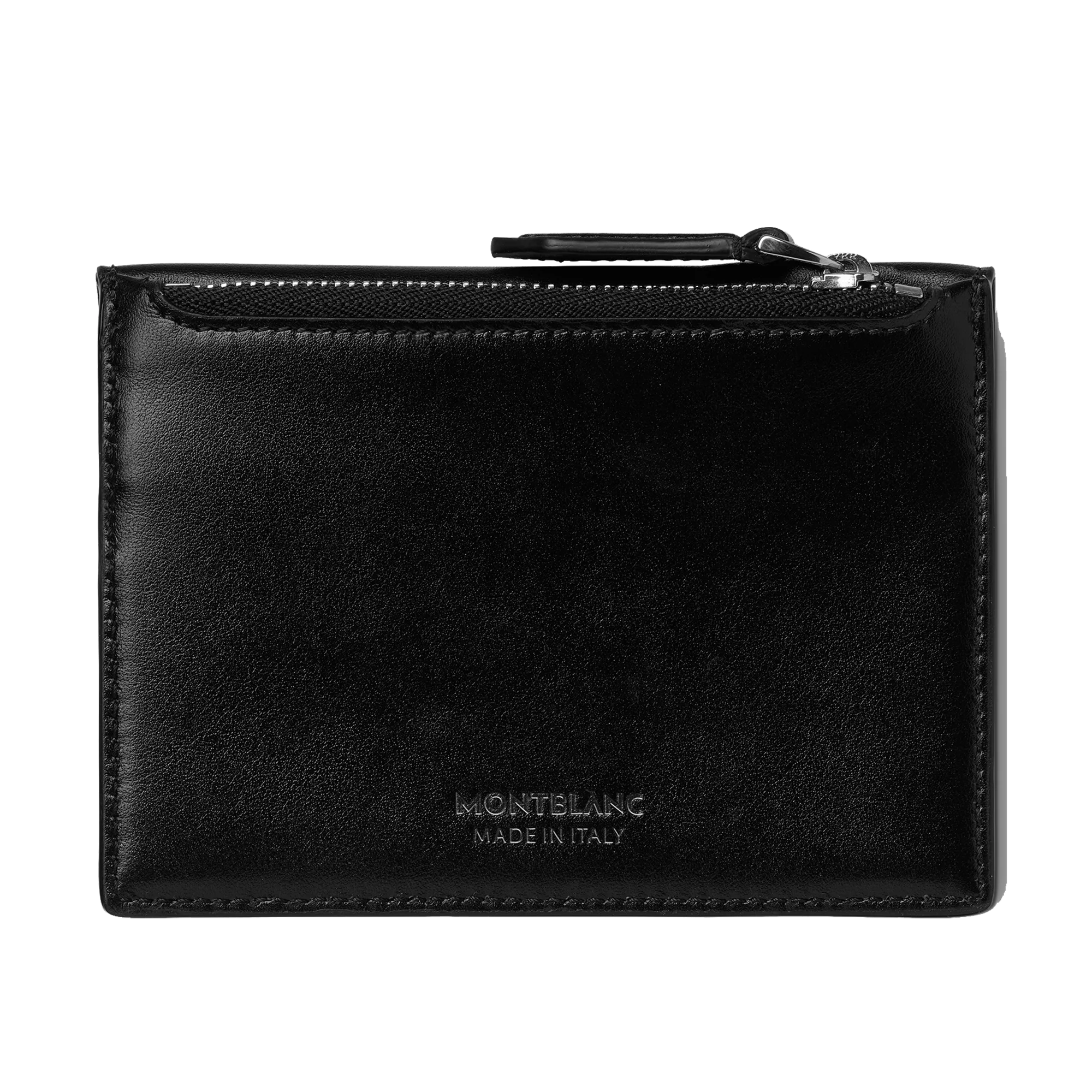 Meisterstuck Zipped Card Holder in Black Leather
