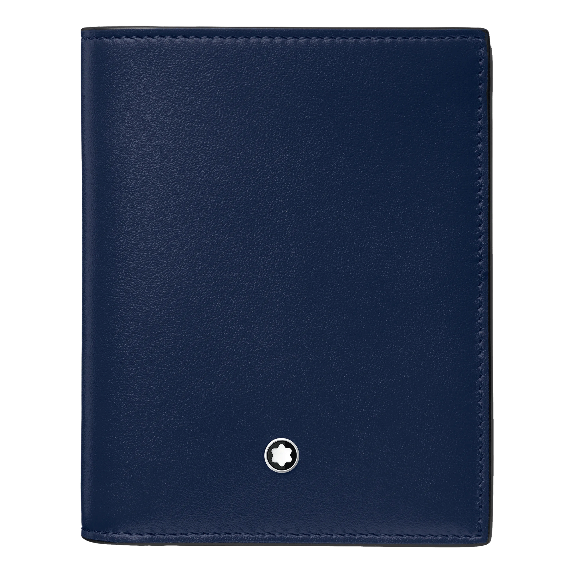 Meisterstuck Compact Wallet 6cc in Ink Blue Leather