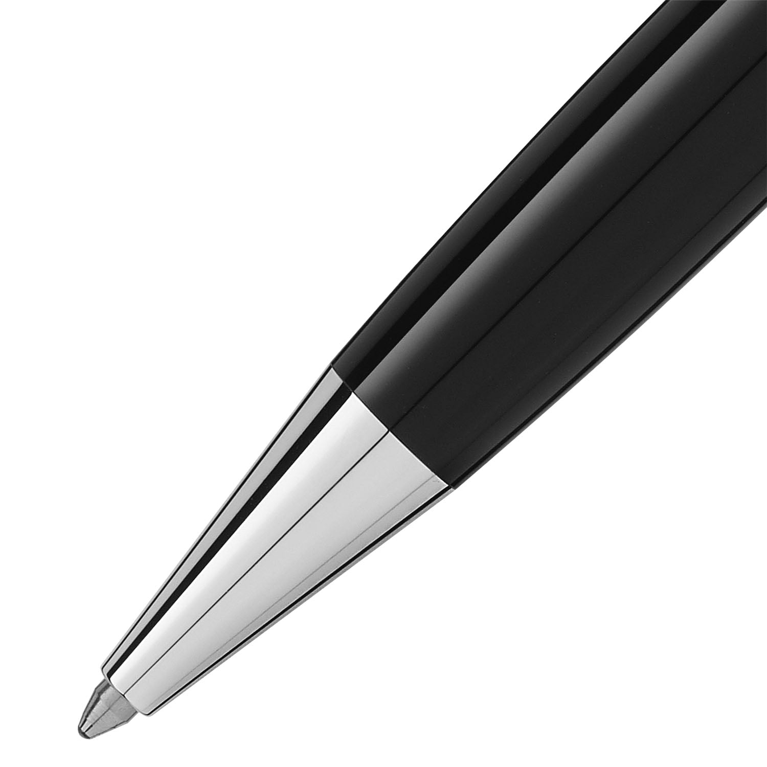 Montblanc Meisterstück Black Doué Geometry Ballpoint Pen - Berry's Jewellers