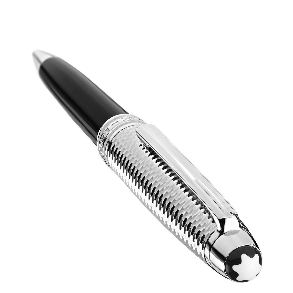Montblanc Meisterstück Black Doué Geometry Ballpoint Pen - Berry's Jewellers