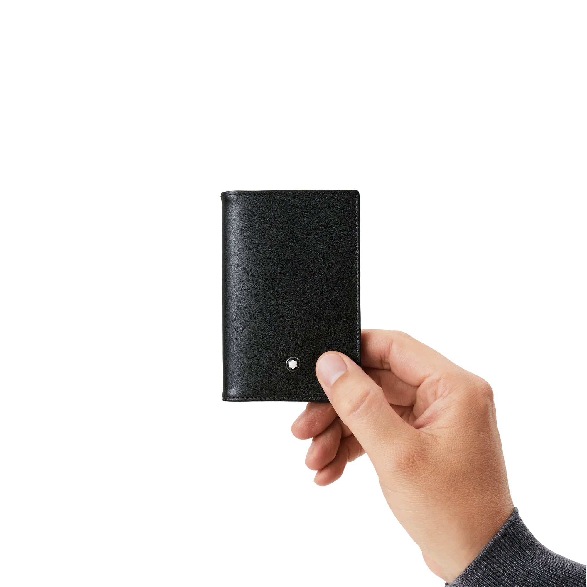 Meisterstuck Business Card Holder in Black Leather