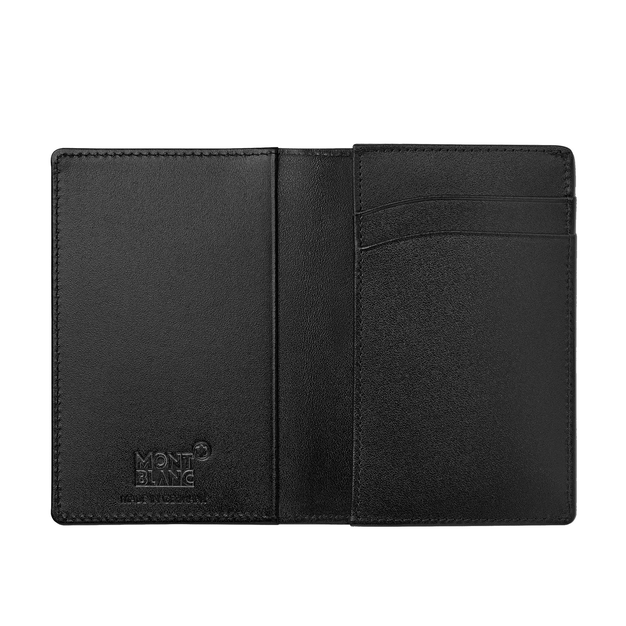 Meisterstuck Business Card Holder in Black Leather