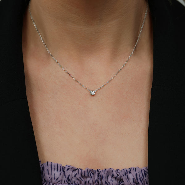 Berry's 18ct White Gold Solitaire Diamond Pendant - Berry's Jewellers