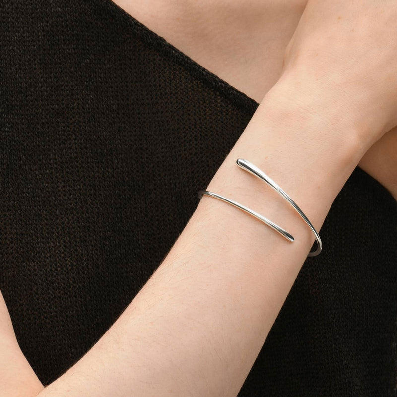 Mercy Silver Bangle