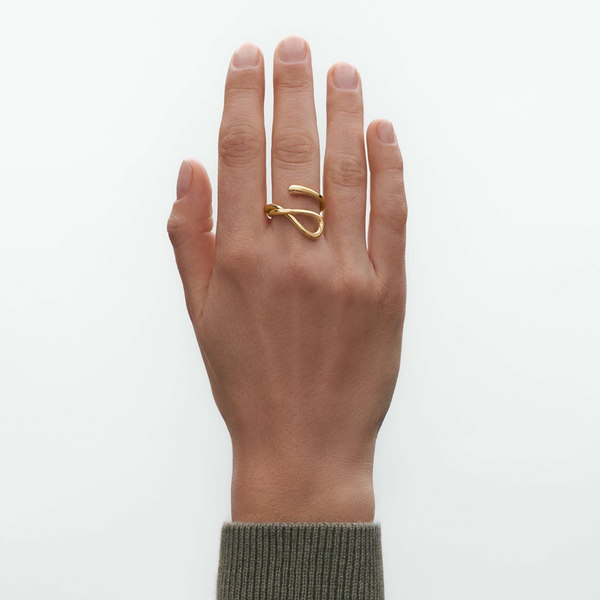 Georg Jensen Mercy 18ct Yellow Gold Ring - Berry's Jewellers