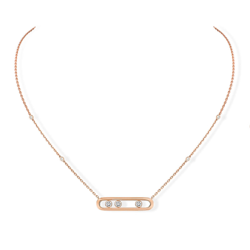 Messika Paris Move 18ct Pink Gold Necklace - Berry's Jewellers