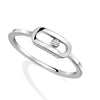 Messika Paris Move Uno Small 18ct White Gold Diamond Set Ring - Berry's Jewellers