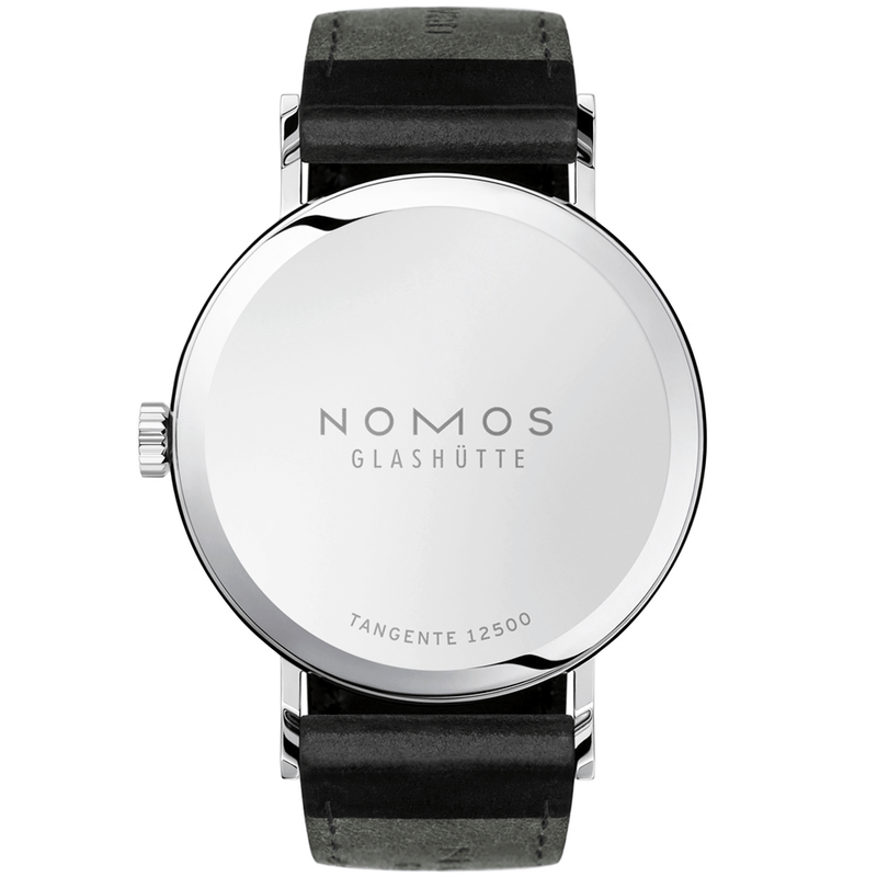 NOMOS Glashütte Tangente 38mm White Dial Manual-Wind Strap Watch - Berry's Jewellers
