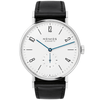 NOMOS Glashütte Tangente 38mm White Dial Manual-Wind Strap Watch - Berry's Jewellers